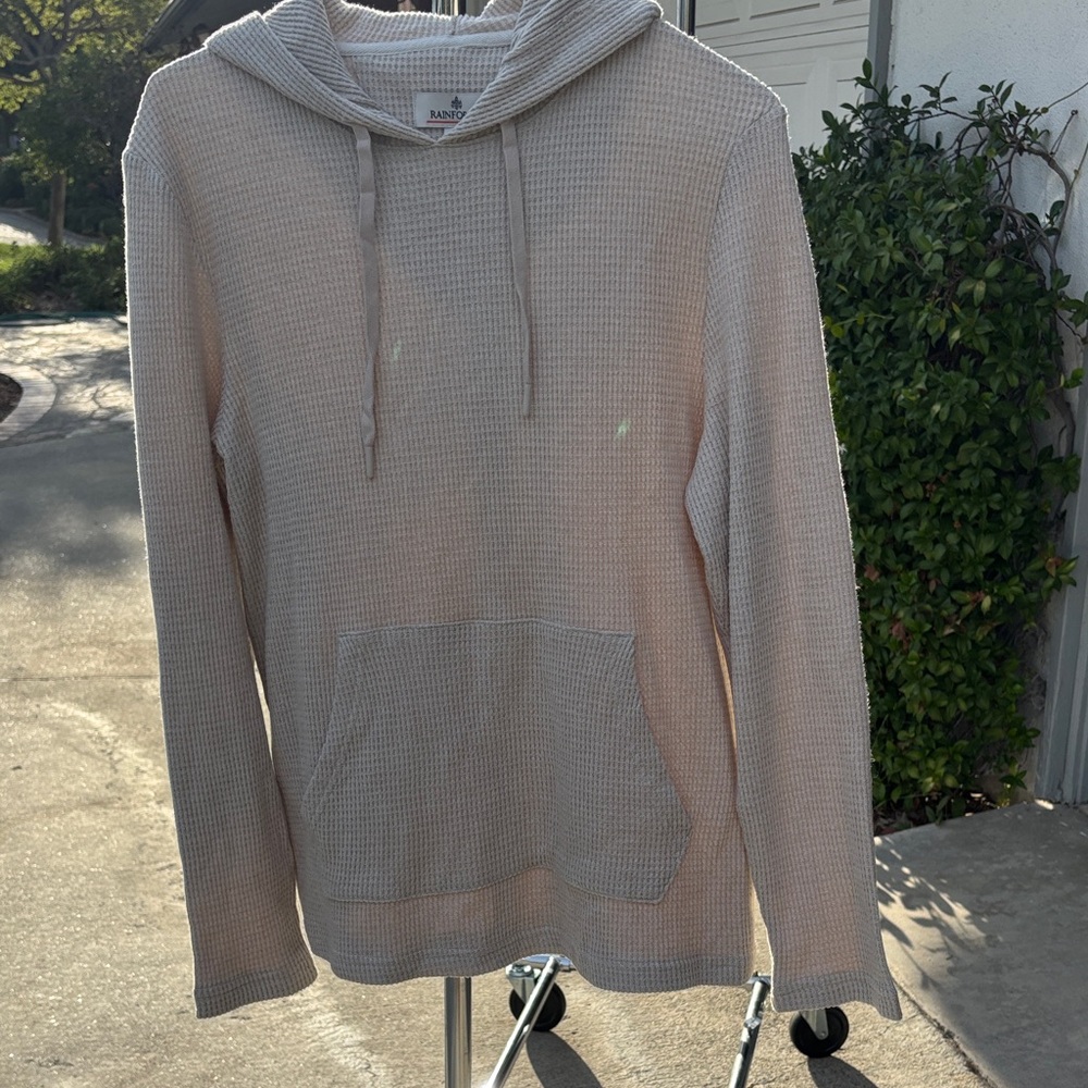 Light Beige Hooded Sweater